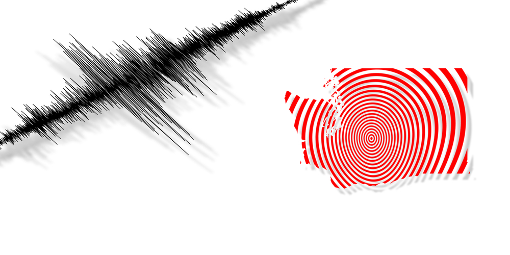 Washington State earthquake map